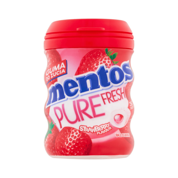 MENTOS CUP PURE FRESH STRAWBERRY 6X60G
