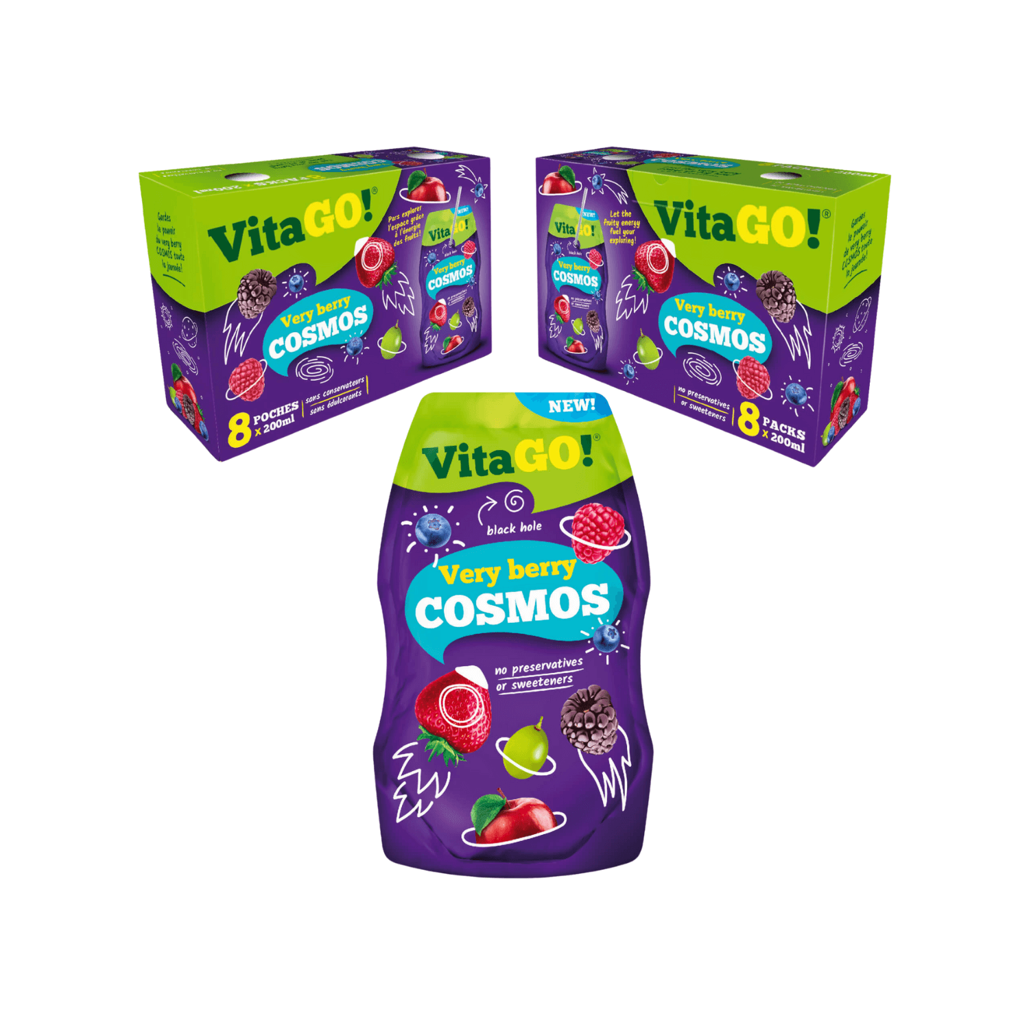 VITA GO VERRY BERRY 8X200ML